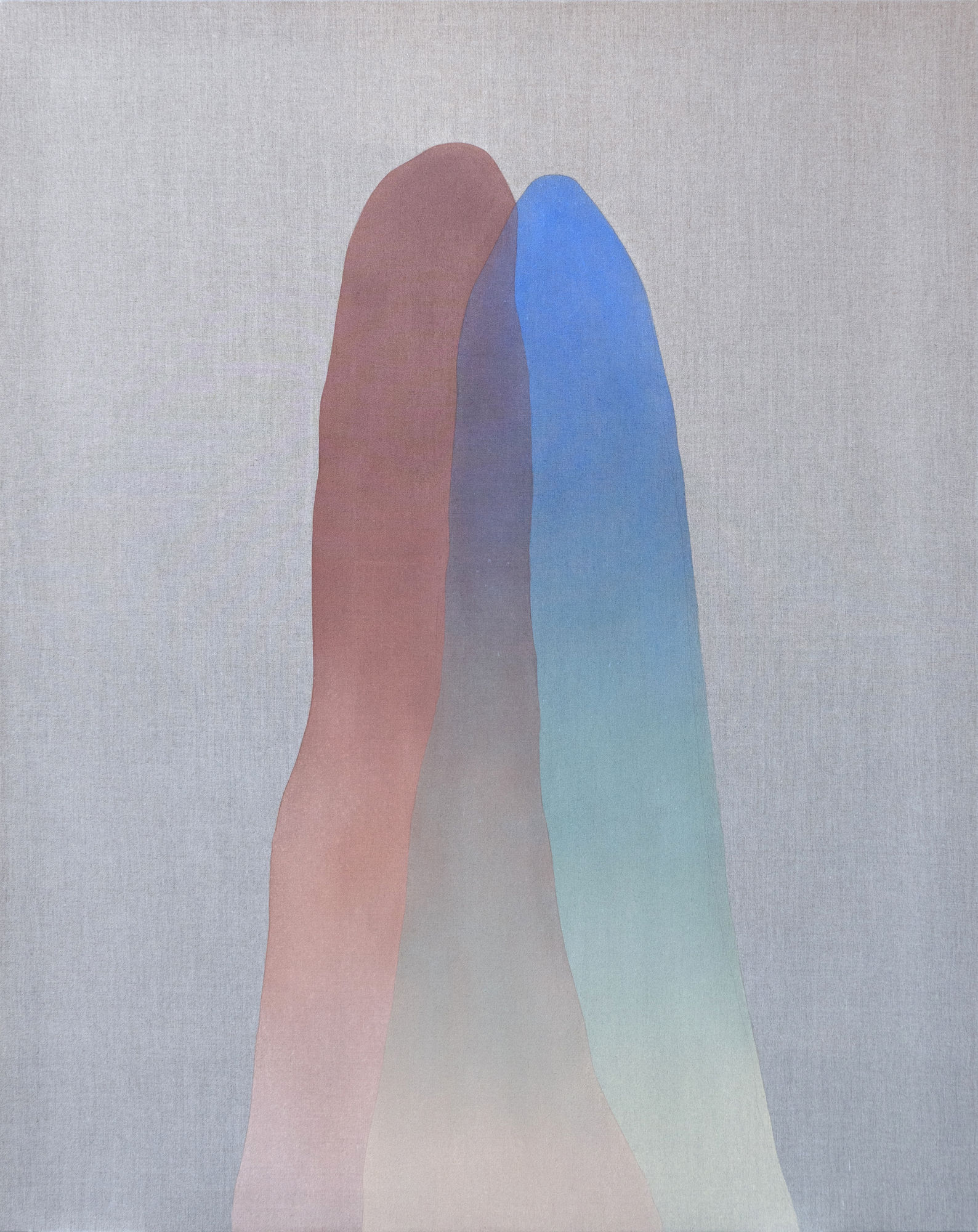 Rachel Garrard Shift, 2024 Rock powder pigment on linen 70 x 56 in 177.8 x 142.2 cm