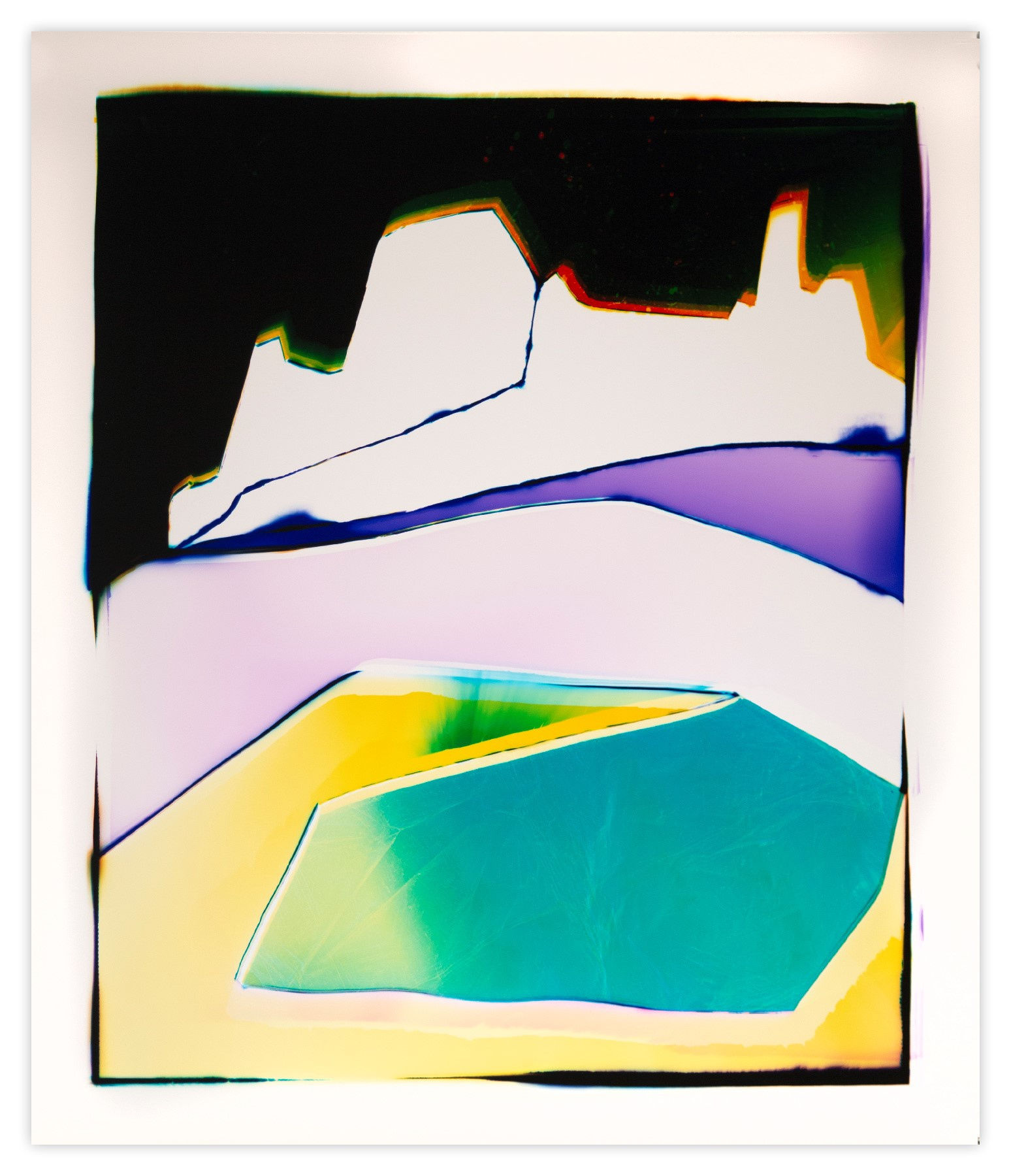 Liz Nielsen Dream World, 2021 Analog chromogenic photogram on Fujiflex Image Dimensions: 27 1/2 x 23 1/2 in 69.8 x 59.7 cm Framed Dimensions: 31 x 27 in 68.5 x 78.7 cm