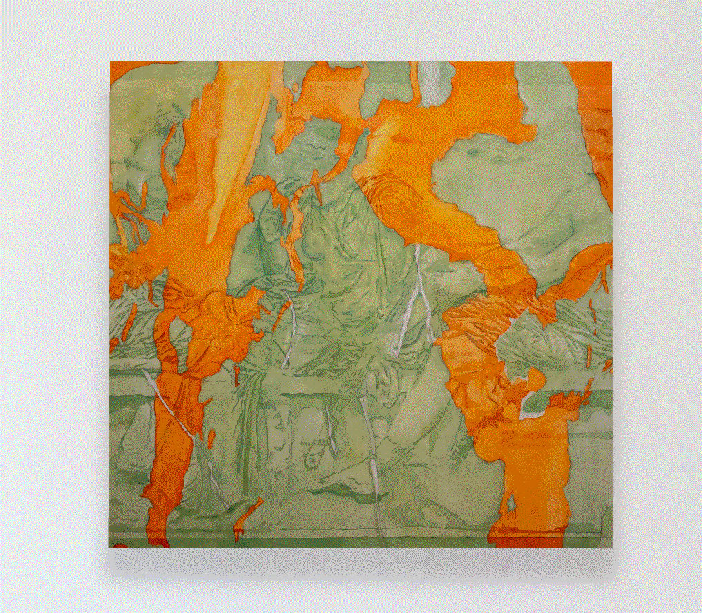 Ariel Steinbach Old Gods, 2024 Oil on canvas 52 x 50 in 132.1 x 127 cm