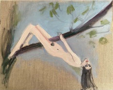 Maureen Dougherty Tree Nymph 2, 2024 Oil on canvas 16 x 20 in 40.6 x 50.8 cm