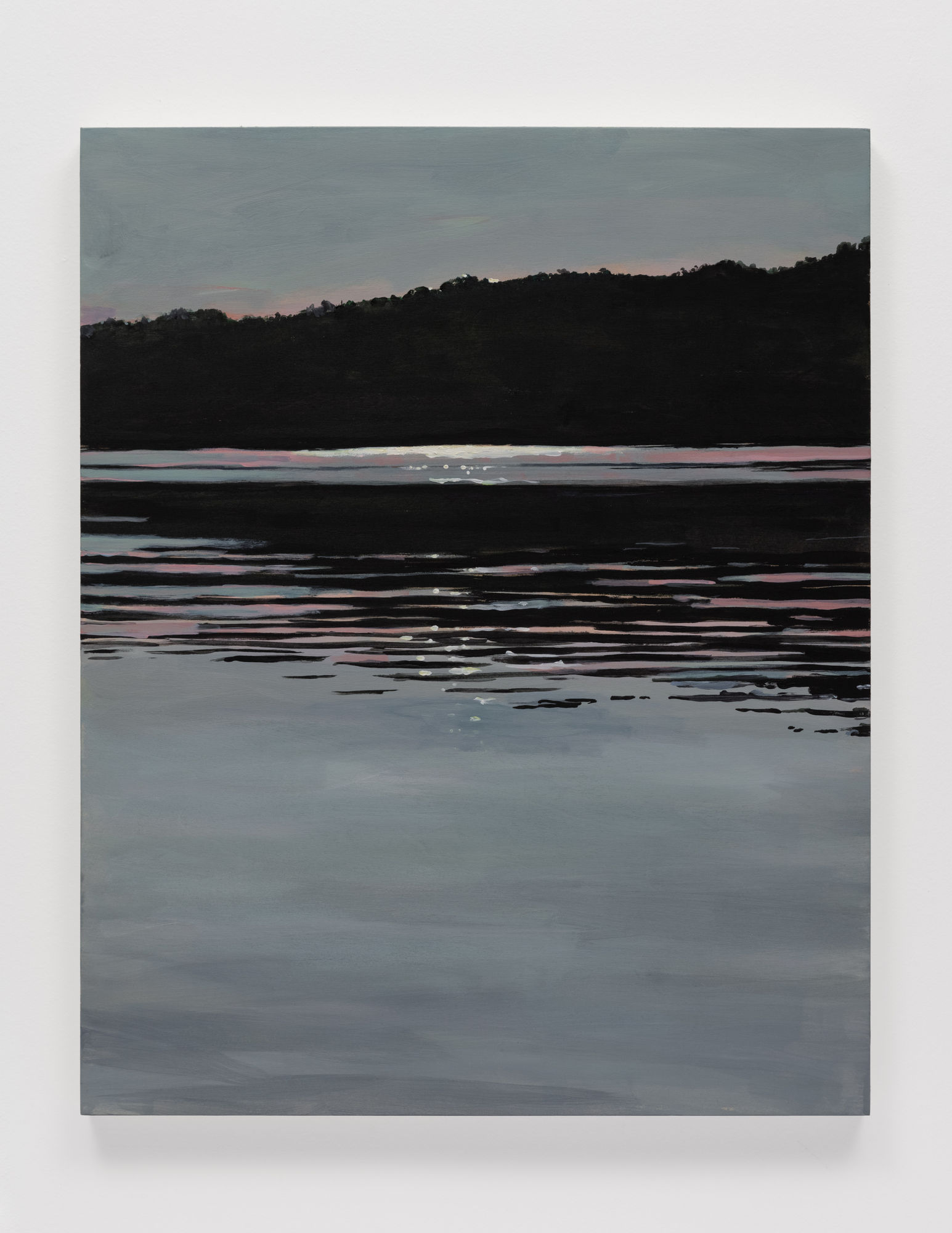 Nancy Friedland Shimmer, 2024 Acrylic on wood panel 30 x 24 in 76.2 x 61 cm