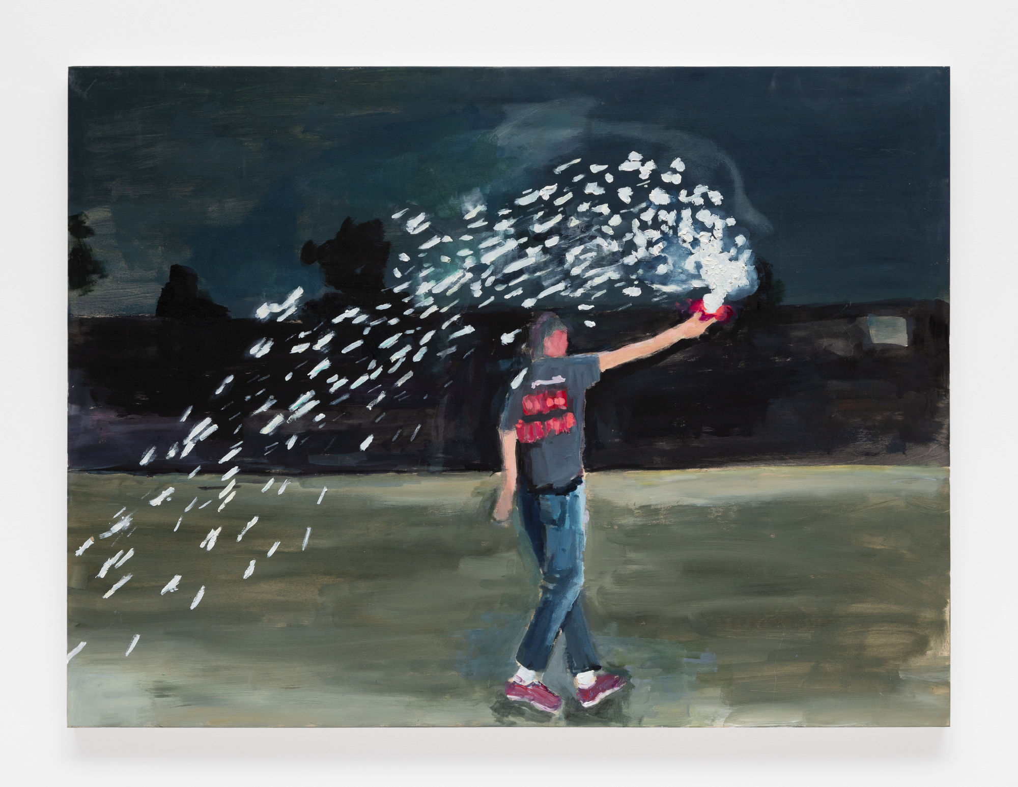 Nancy Friedland Labour Day, 2023 Acrylic on wood panel 36 x 48 in 91.4 x 121.9 cm