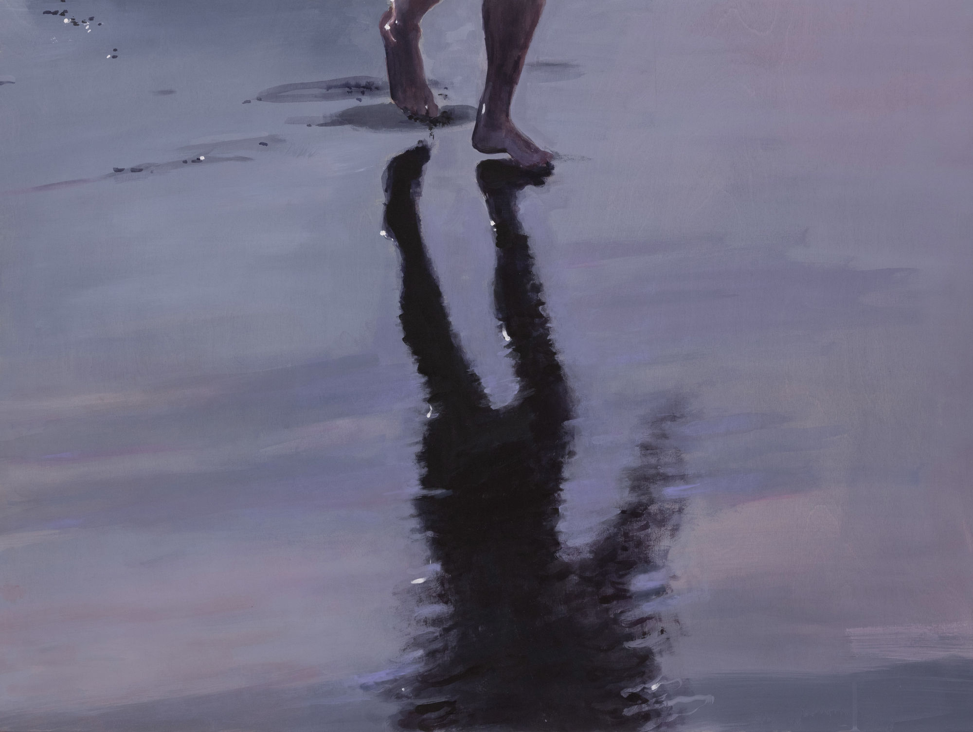 Nancy Friedland Purple Night, 2024 Acrylic on wood panel 30 x 40 in 76.2 x 101.6 cm