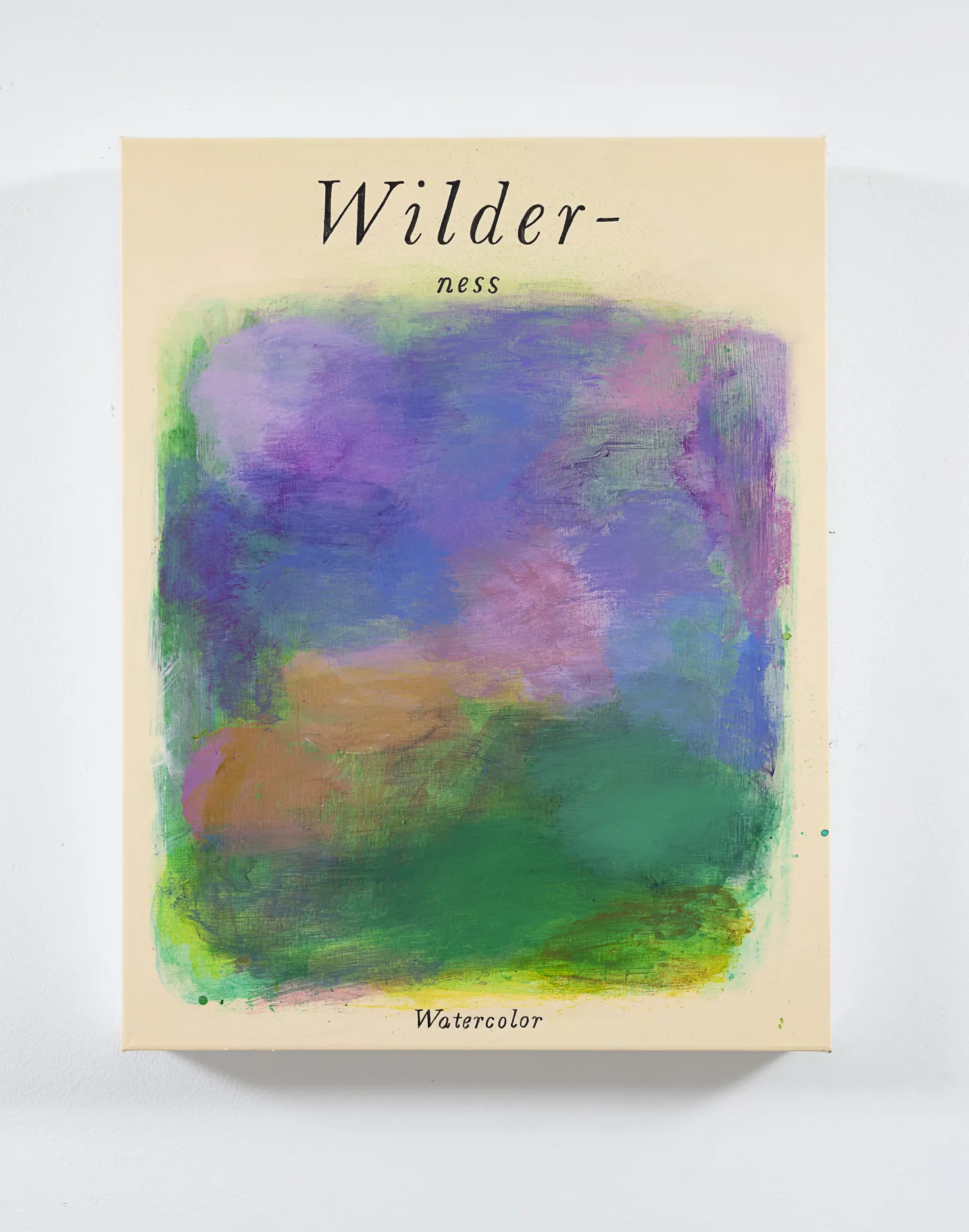 Andrew Kuo WILDER-NESS, 2026 Oil on canvas 20 x 15 1/2 in 50.8 x 39.4 cm