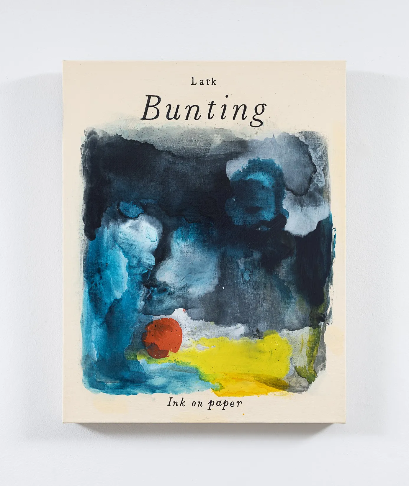 Andrew Kuo LARK BUNTING, 2026 Oil on canvas 18 1/2 x 14 in 47 x 35.6 cm