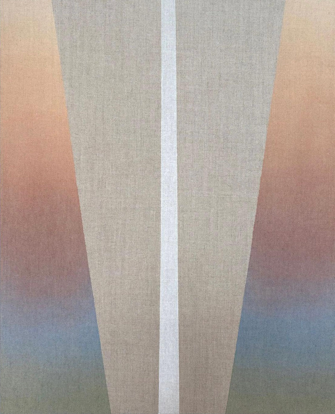 Rachel Garrard Uprise II, 2023 Rock powder pigment on linen 40 x 30 in 101.6 x 76.2 cm