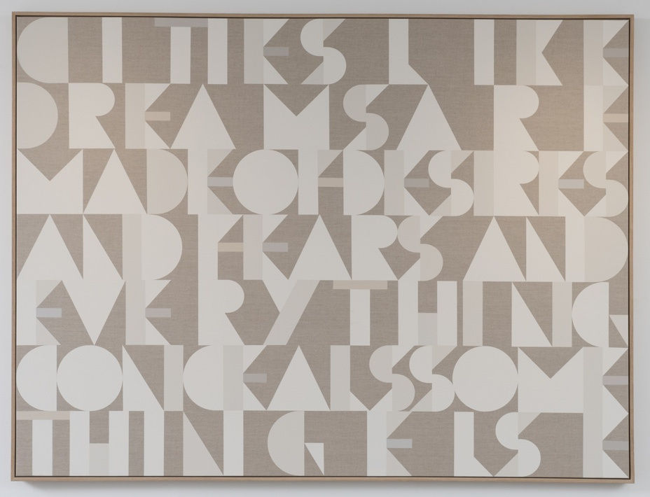 EVAN HECOX Cities Like Dreams, 2024 Acrylic on Natural Linen 60 x 84 in