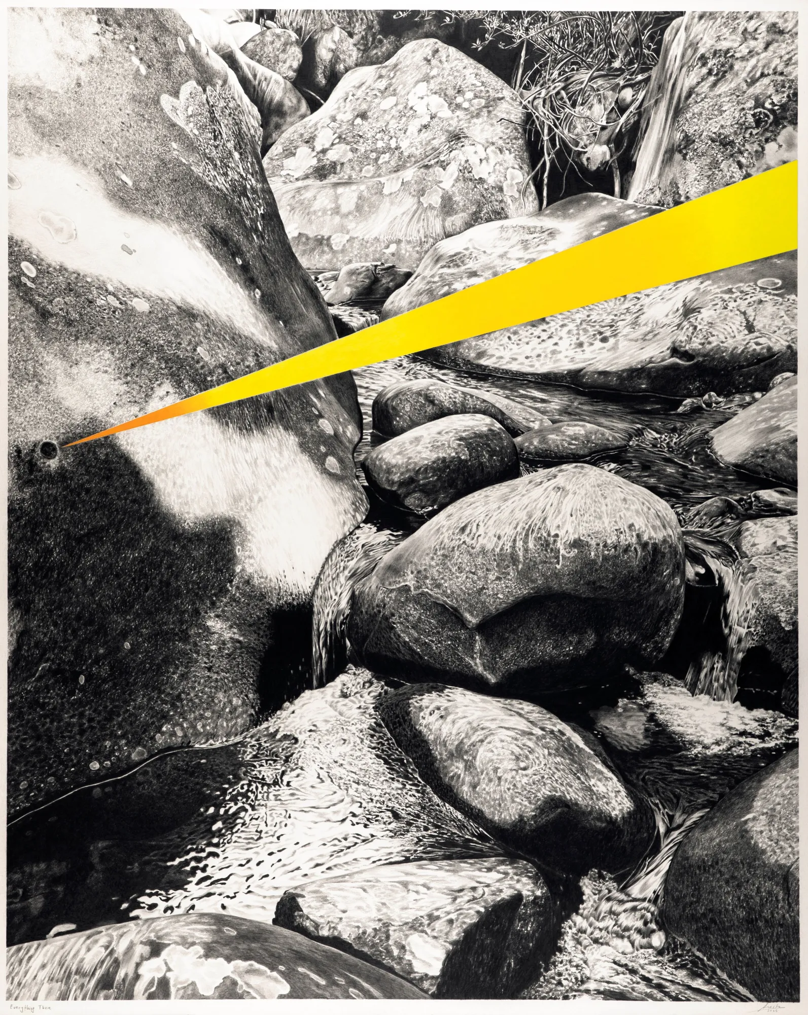 Marcos Acosta Everything There, 2025 Graphite and colored pencils on arches paper on panel 50 x 40 in 127 x 101.6 cm