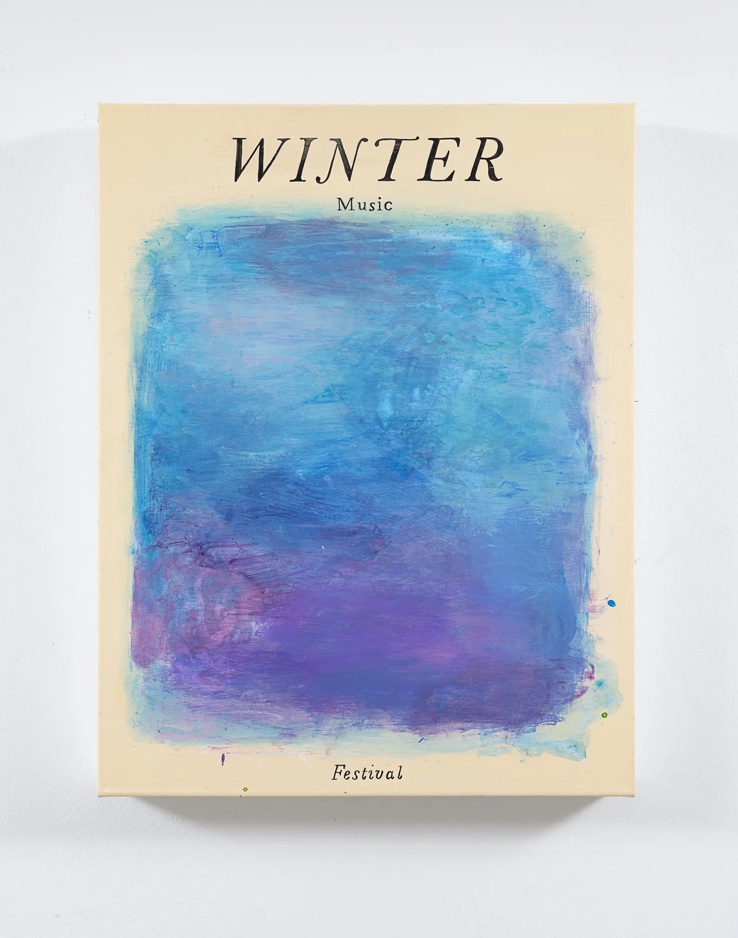 Andrew Kuo WINTER MUSIC, 2026 Oil on canvas 20 x 15 1/2 in 50.8 x 39.4 cm