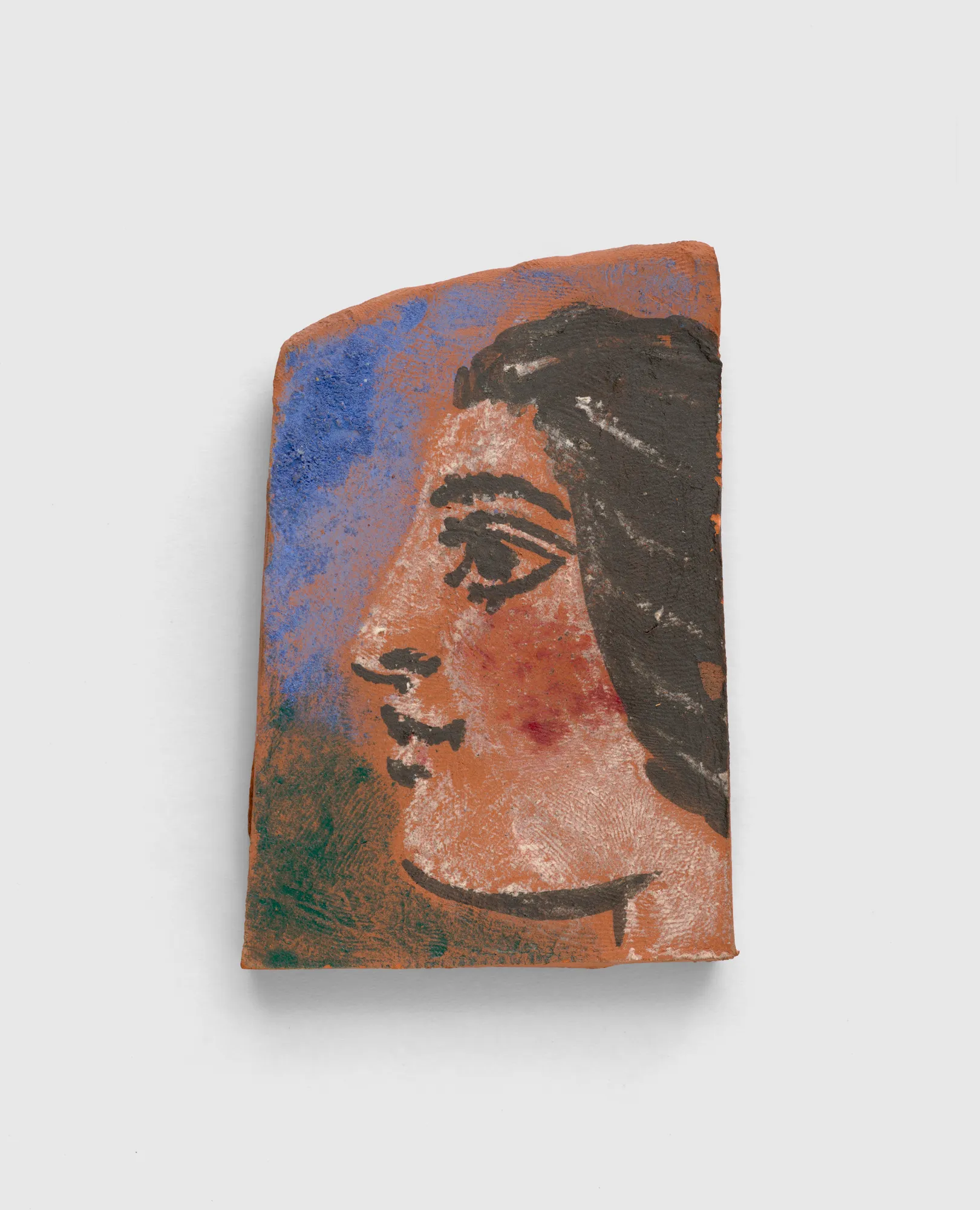 Pablo Picasso Profil de femme (1953) Unique painted ceramic