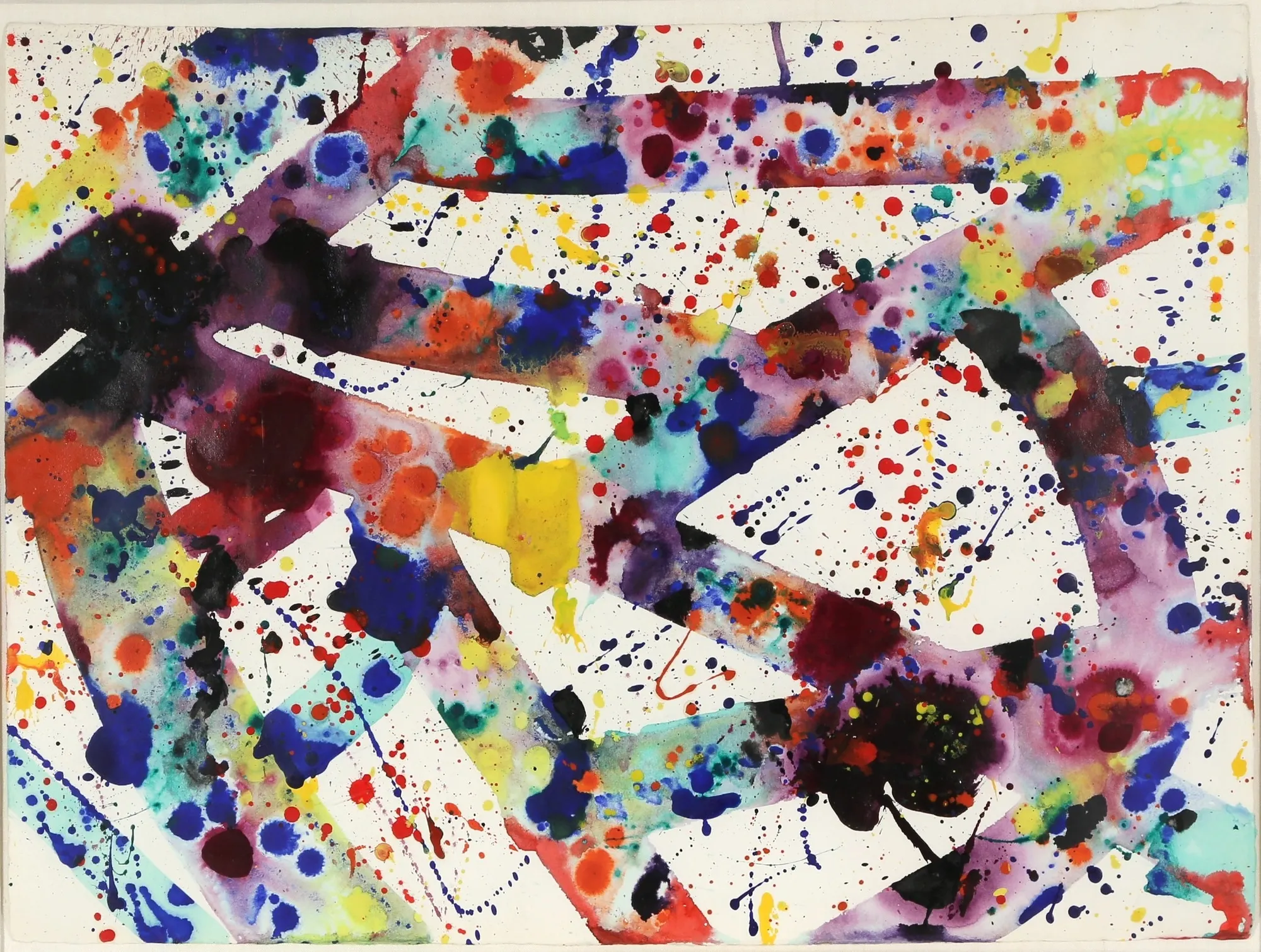 Sam Francis Untitled (Tokyo) (1973) Acrylic and watercolor on paper