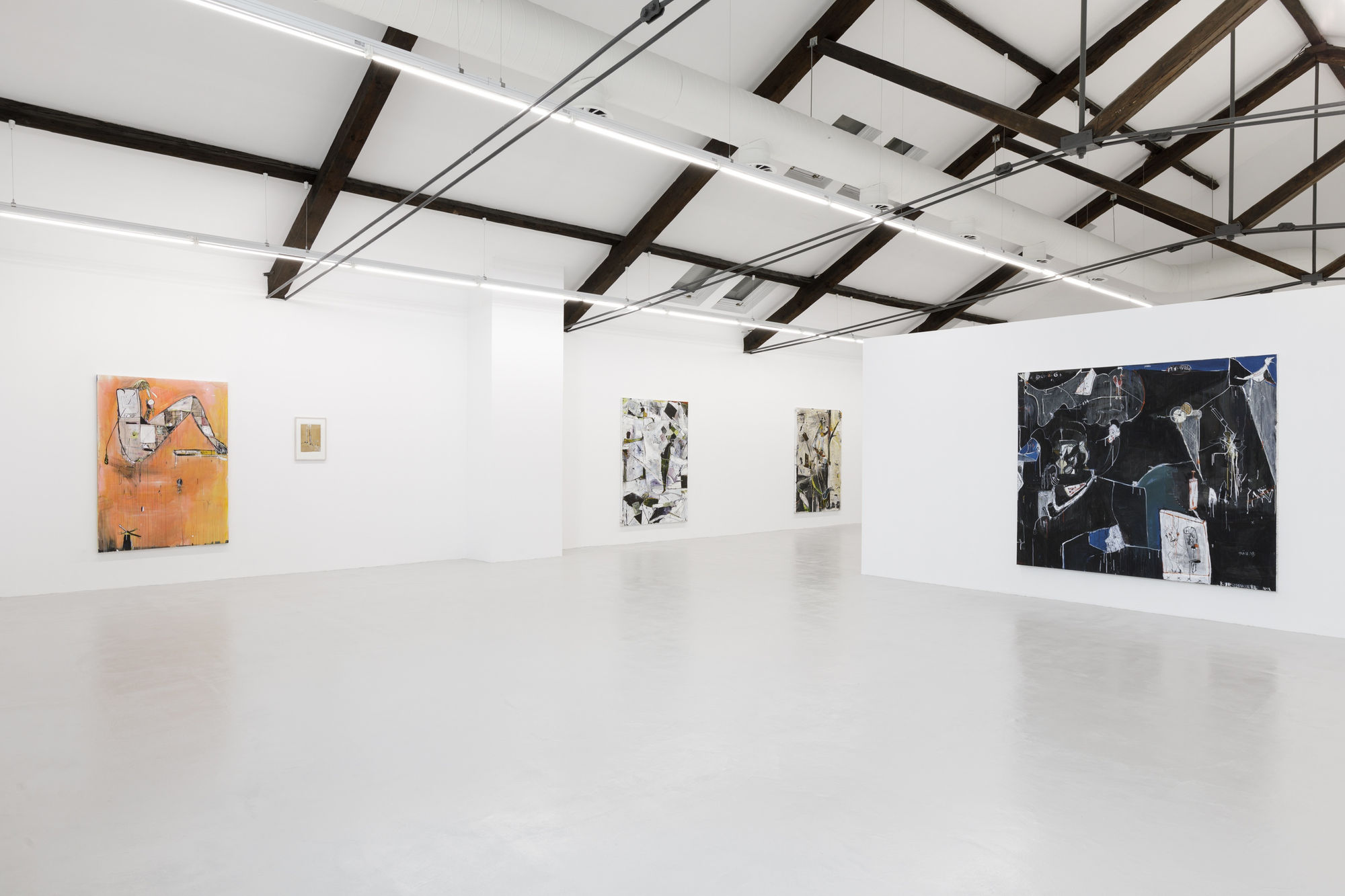 Marcel Eichner. Paintings and Drawings 2009 - 2019 Cassina Projects, Milan 2019 Photo © Roberto Marossi