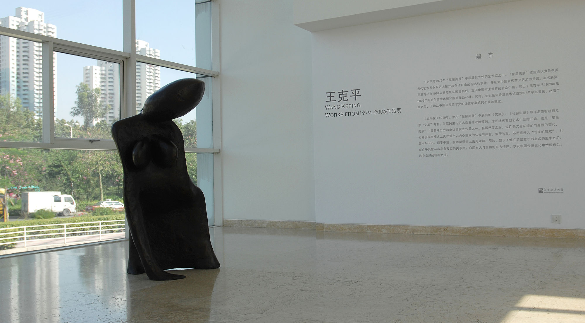 Wang Keping, works from 1979-2006 at He Xiangning Art Museum