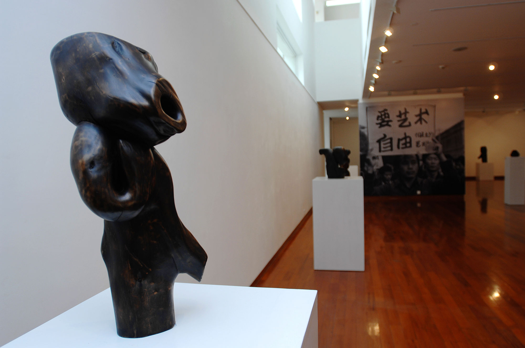 Wang Keping, works from 1979-2006 at He Xiangning Art Museum