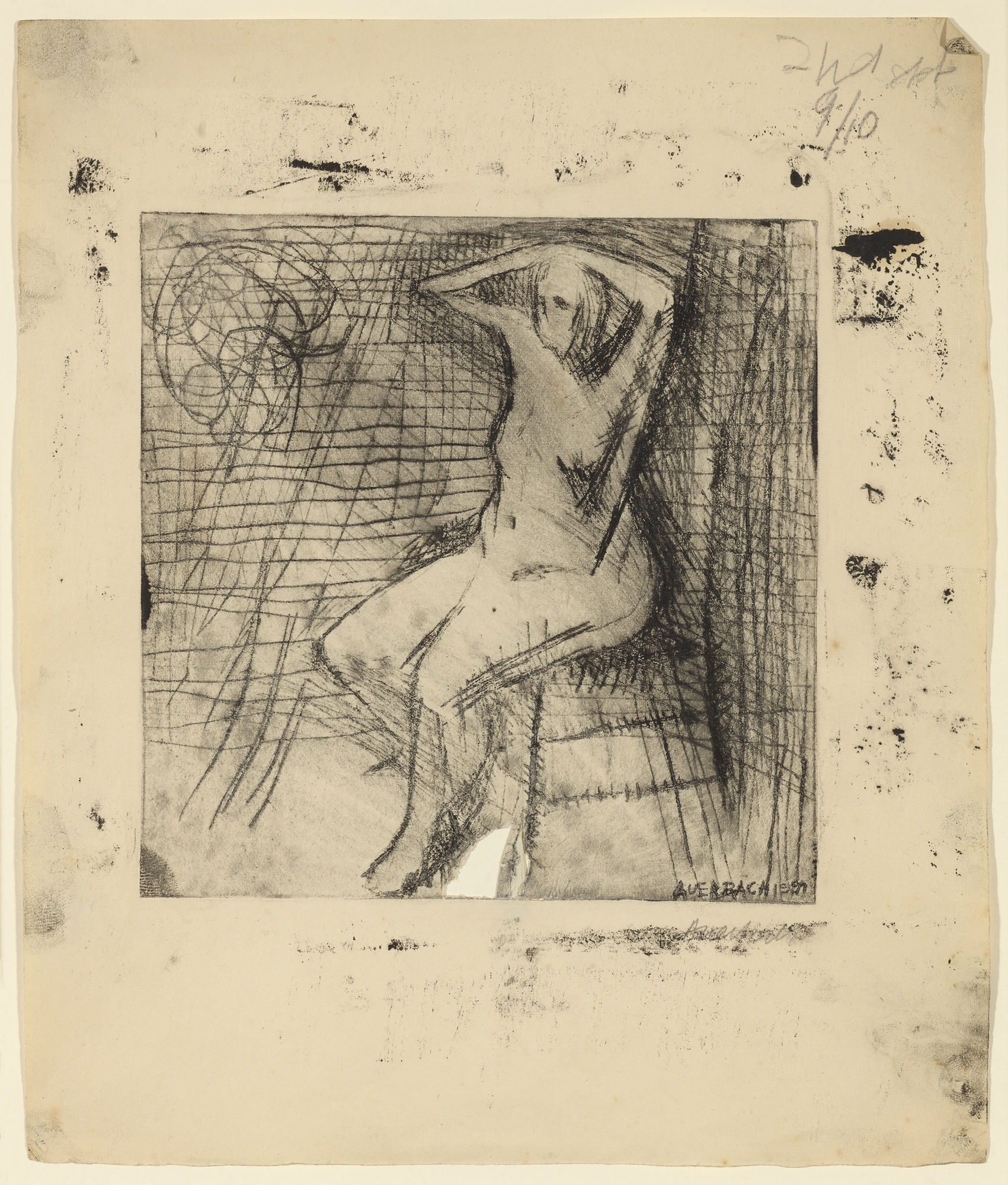 Nude Seated with Arms above her Head, 1954
