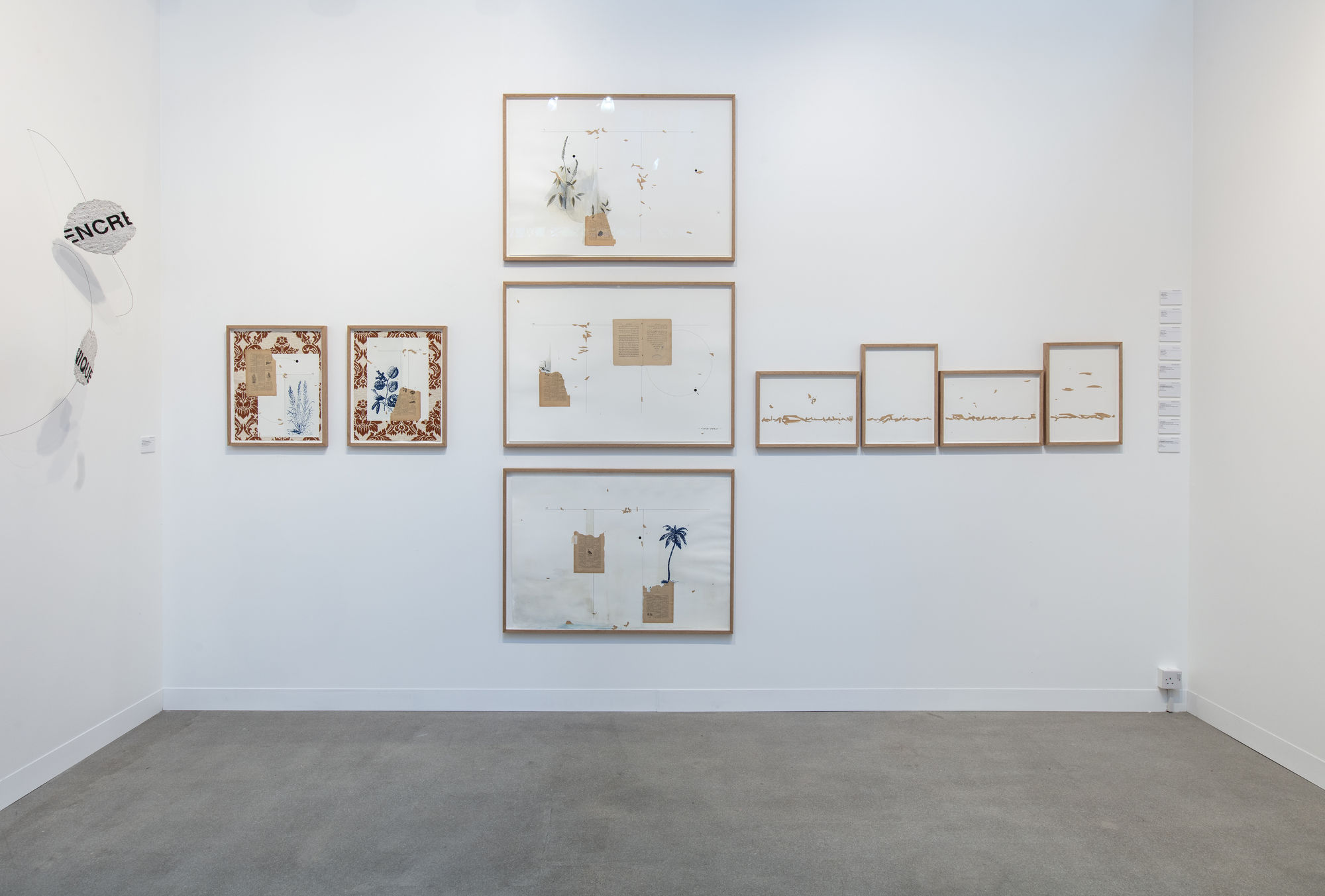 Installation view, Farah Khelil, Abu Dhabi Art 2023, Stand AT4