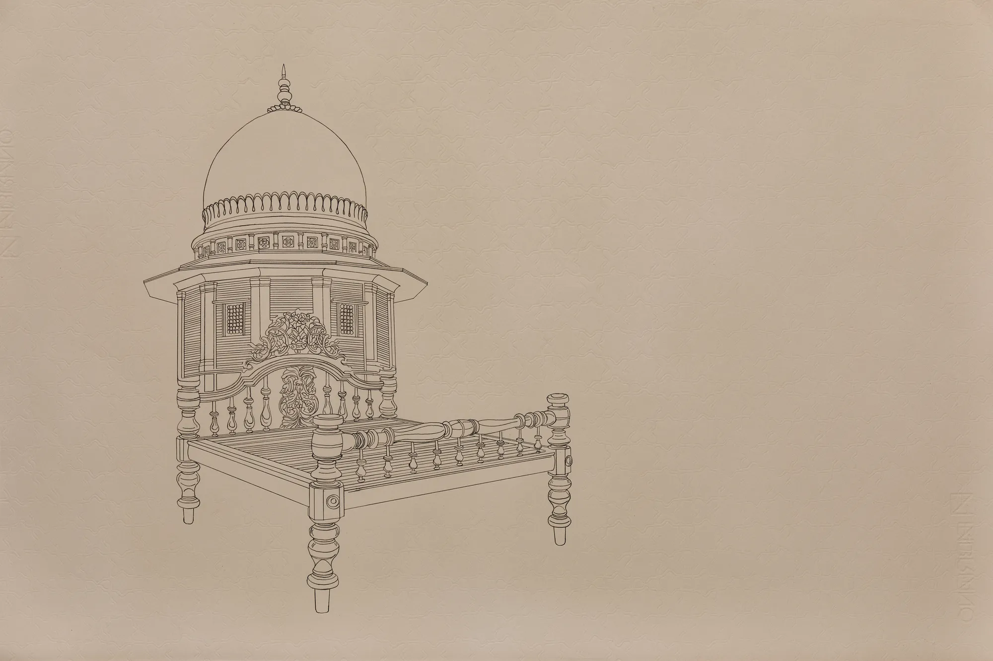 'Which Face Wants To Take', Pencil Drawing And Engraving On Archival Paper, 18 x 27 in, 2025