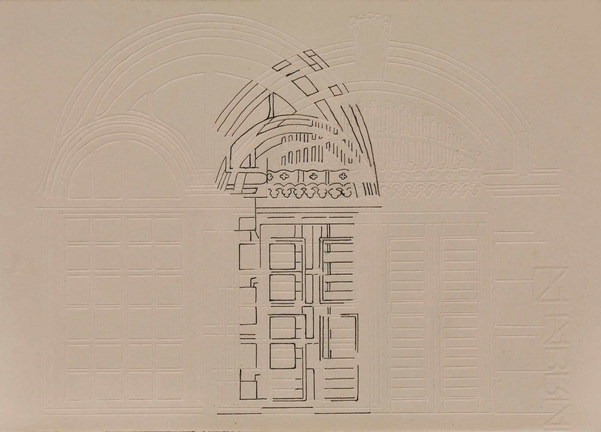 'Which Face Wants To Take' , Pencil Drawing And Engraving On Archival Paper, 7.25 x 10 in, 2025