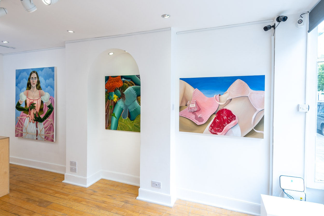 Jeanine Brito and Oriele Steiner Installation view