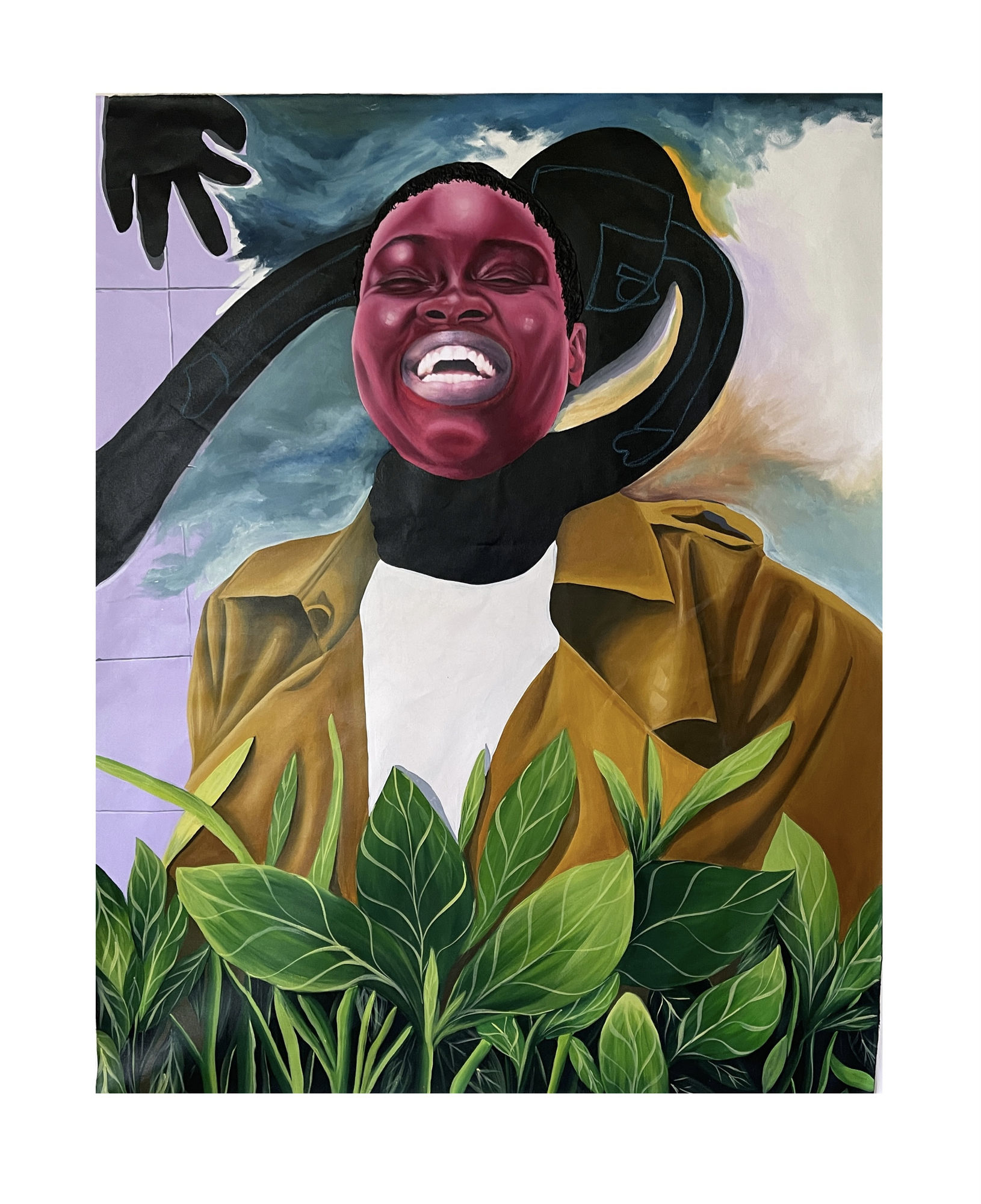 Positivity 2023 48" x 60" Oil and Acrylic on Canvas