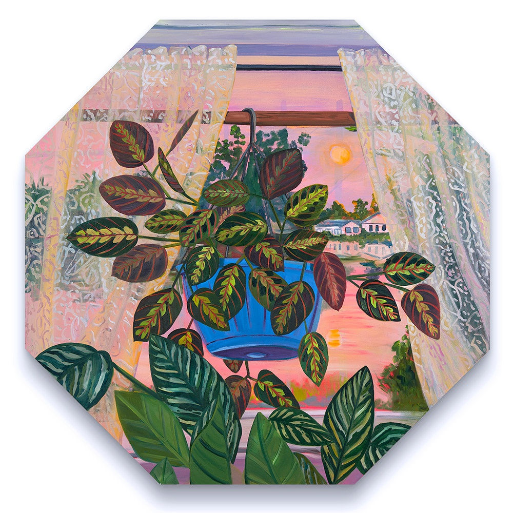 Anna Valdez, Window View and a Hanging Prayer, 2020