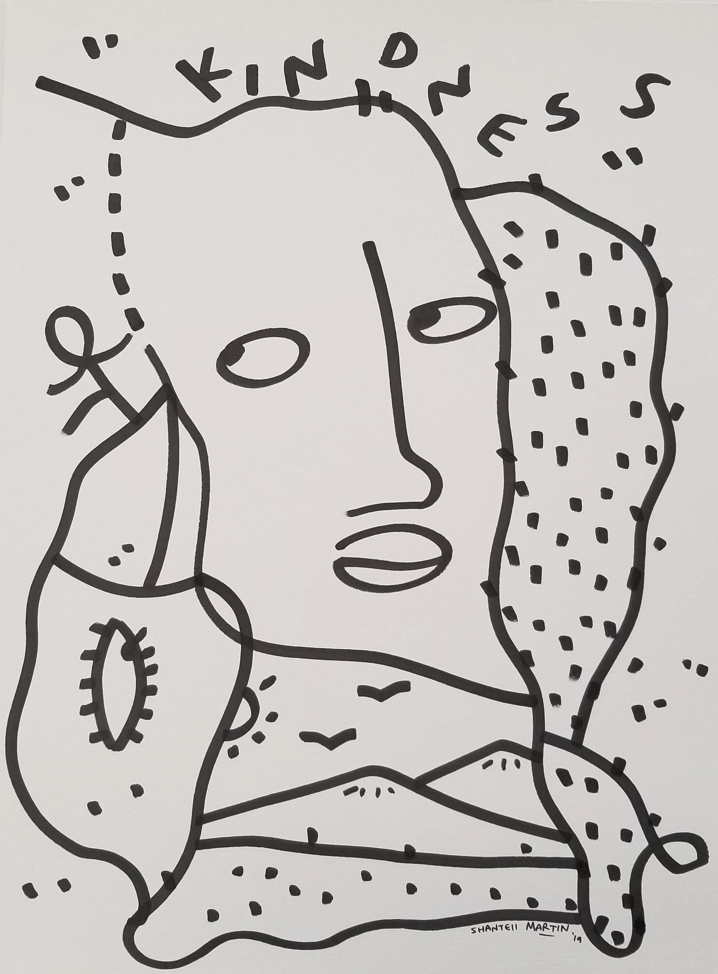 Shantell Martin, KINDNESS, 2019
