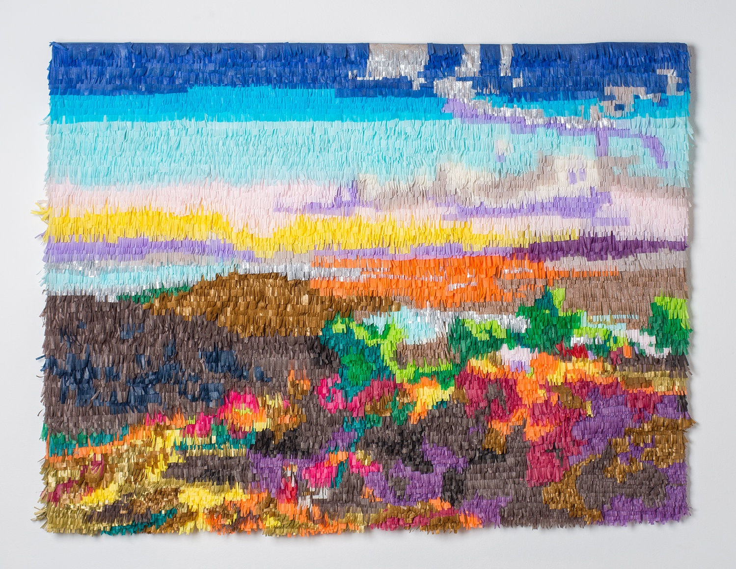 Justin Favela, Valle de México desde el Valle de Santa Isabel, after José María Velasco, 2017