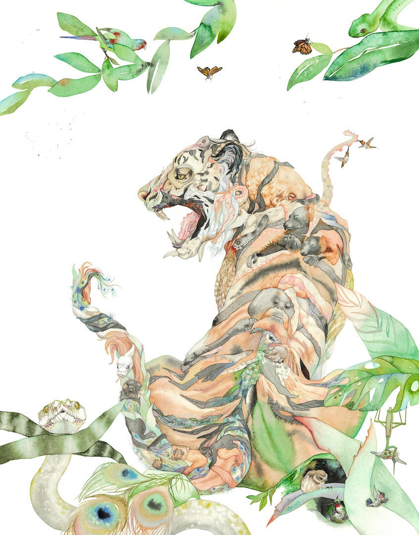 Laura Ball, Tiger III, 2017