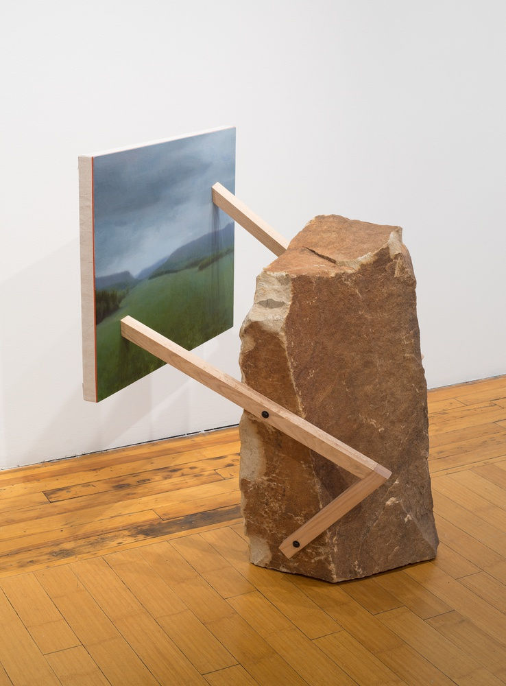 Mike Womack, Landscape Painting 3 (Rock), 2018