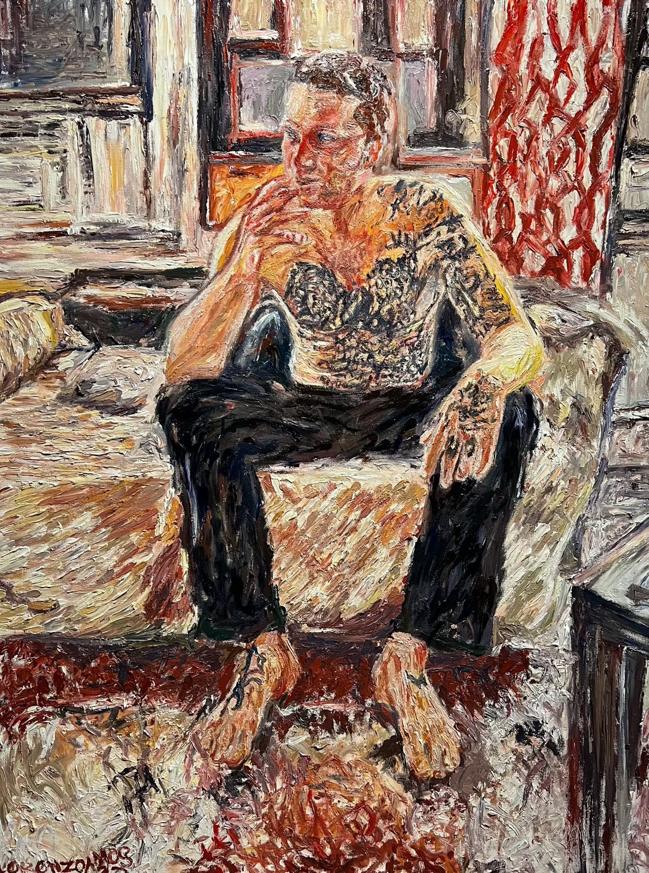 Lorenzo Amos, Alexander Smoking, 2022