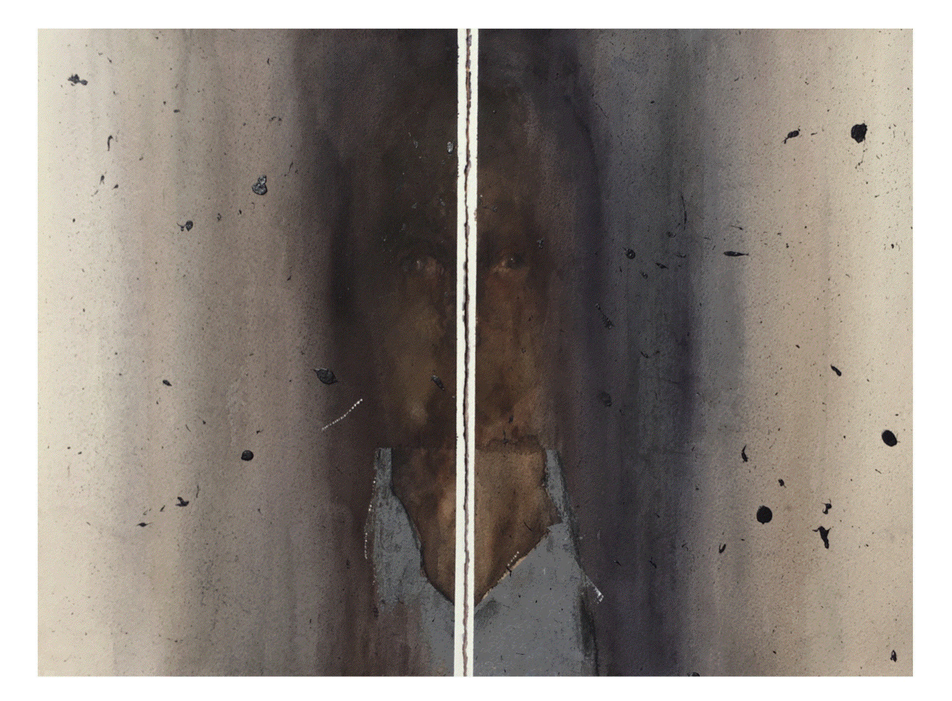 Michael Igwe Who Am I BehindThose Eyes (Diptych) Acrylic, watercolor on paper 14 x 21 inches 2020