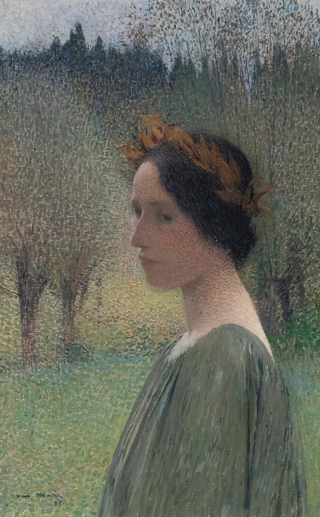 Henri Martin, Tete de Femme, 1895