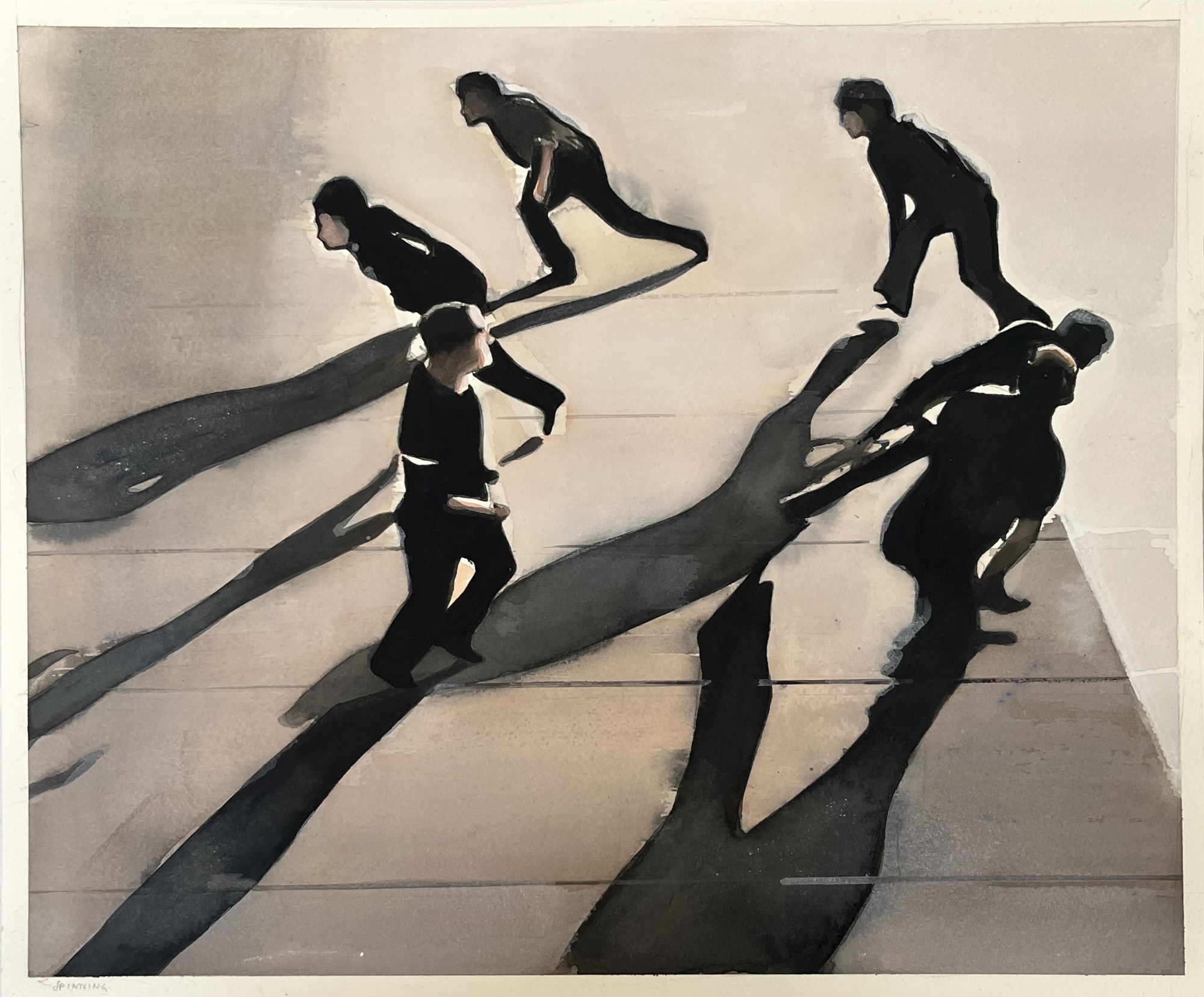 Spinning, 2025, 46 x 54 cm