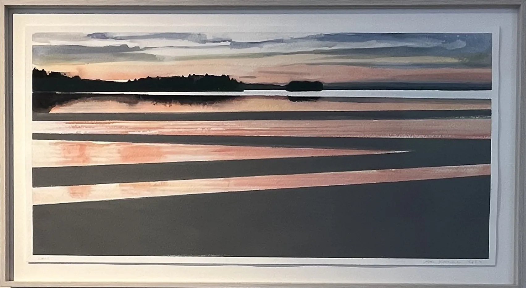 Lake, 2024, 41.5 x 75.5 cm