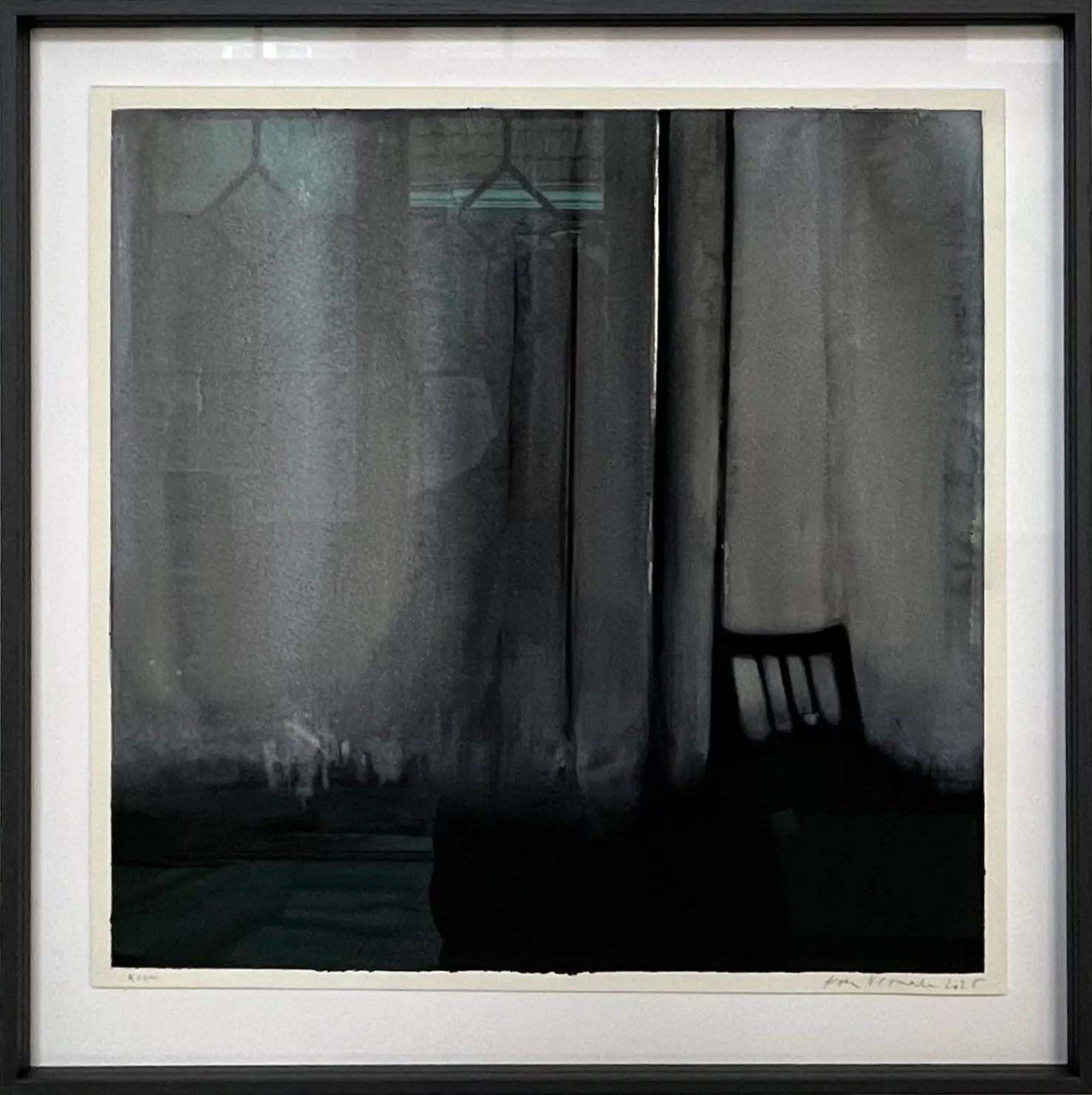 Room, 2025, Gouache on paper, 48 x 48 cm