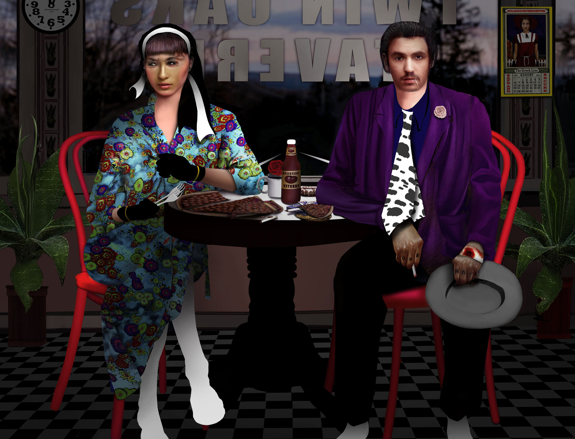 ALFRED LESLIE: ONE HUNDRED CHARACTERS IN SEARCH OF A READER