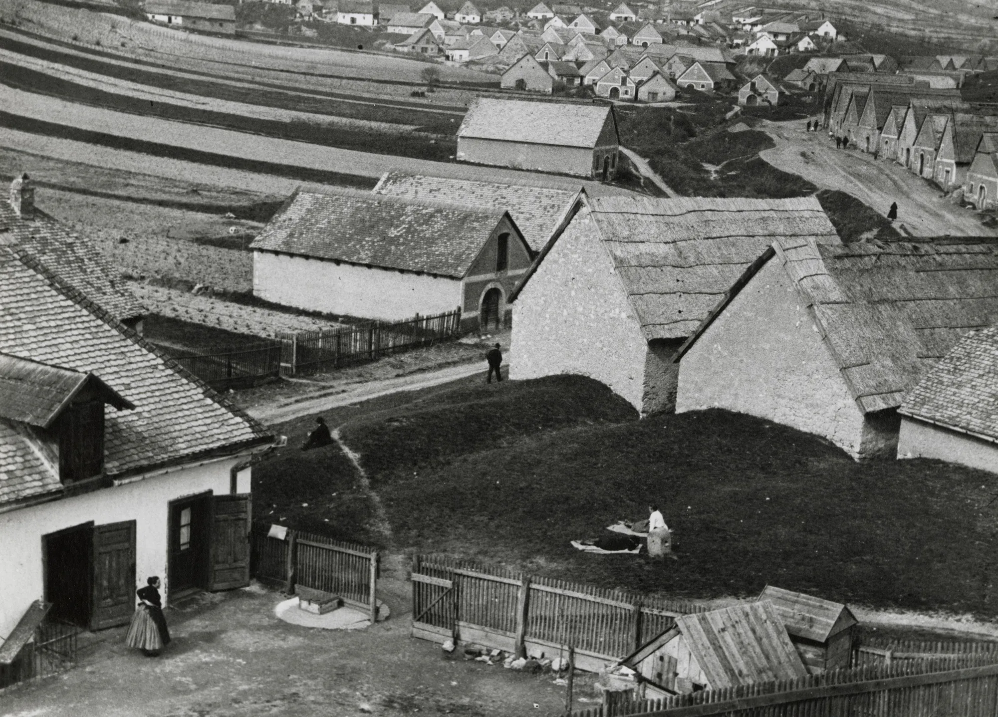 André Kertész (1894-1985) Wine Cellars, Budafok, 1919 Gelatin silver print, printed c. 1970s Estate stamp on verso 8 x 10 in (20.3 x 25.4 cm)