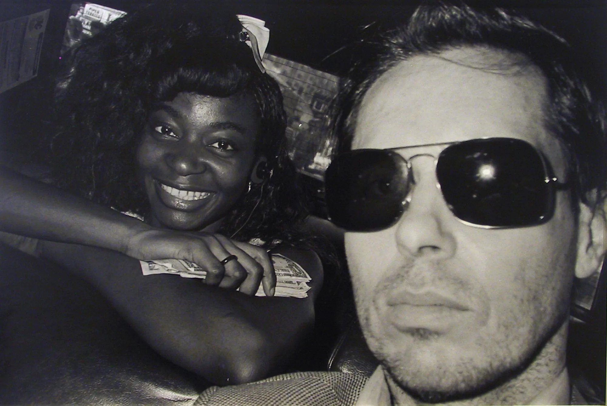 Ryan Weideman (b. 1941) Self-Portrait, Show the World Fare in Time Square, 1989 Gelatin silver print, printed later Signed, titled and dated on verso 16 x 20 in (40.6 x 50.8 cm) Edition of 15 (3/15)