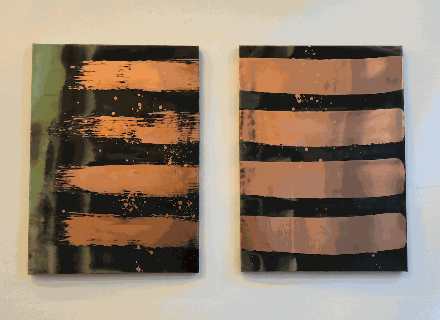 Jesper Skov Madsen, Strokes #4 1/2 (1)+(2) (2018)