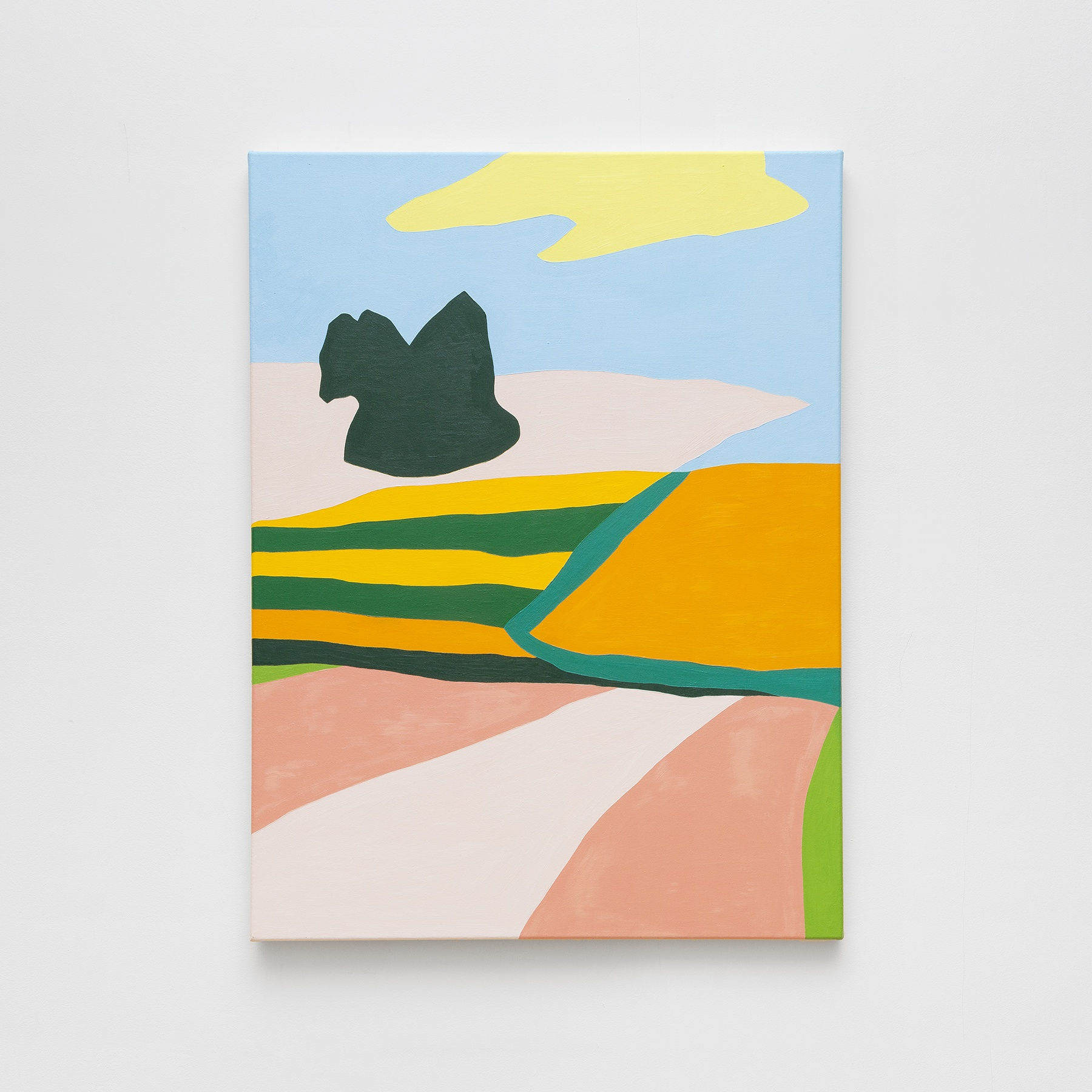 Tessa Perutz, Vineyards, Midday (Autoroute du Soleil) (2018)