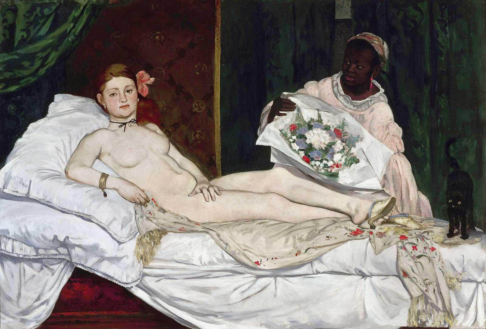 Edouard Manet. Olympia, 1863 &copy;RMN (Mus&eacute;e d'Orsay) / Herv&eacute; Lewandowsk