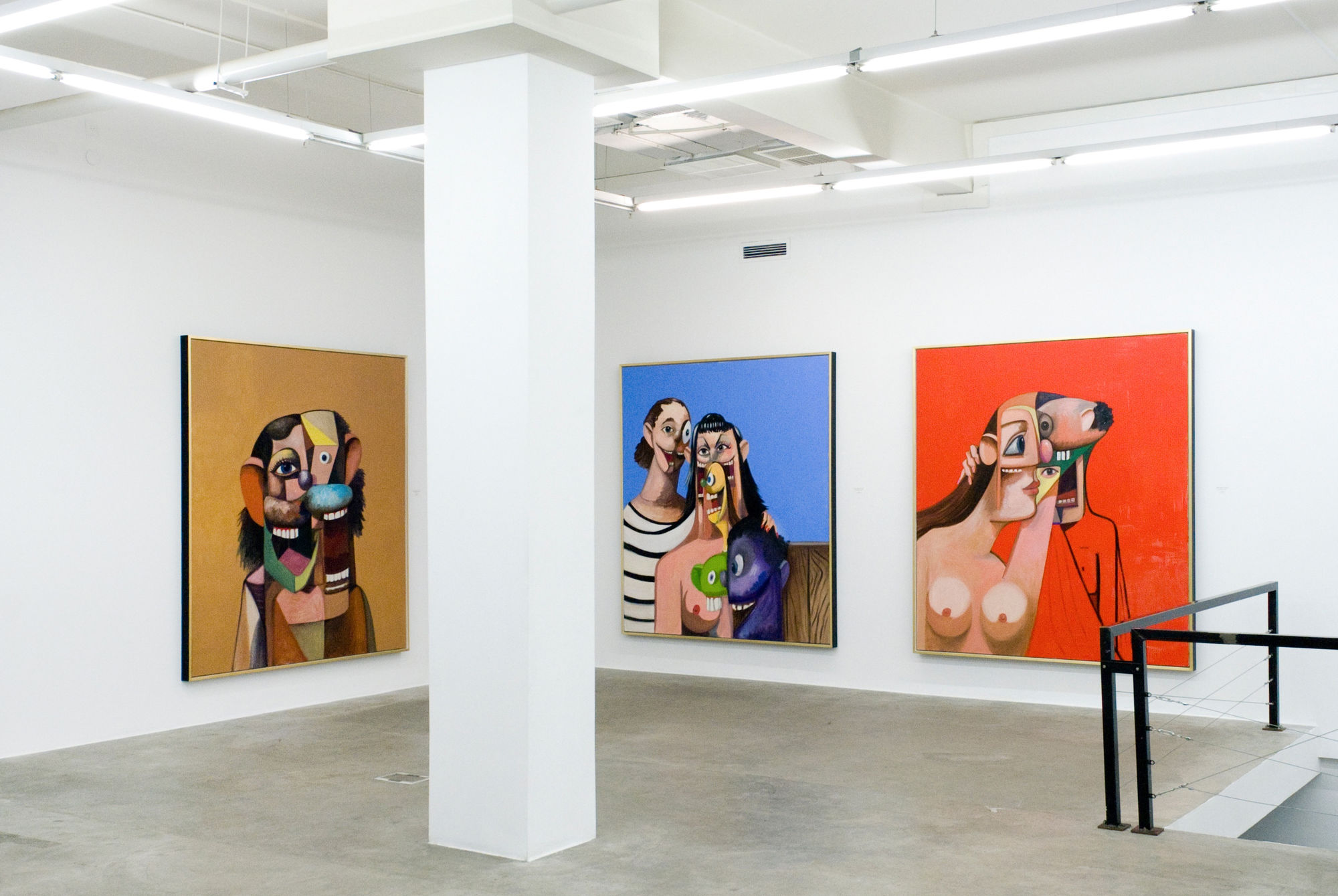 Installation view from George Condo. Artificial Realism at Gary Tatintsian Gallery, 15 May–14 August, 2008