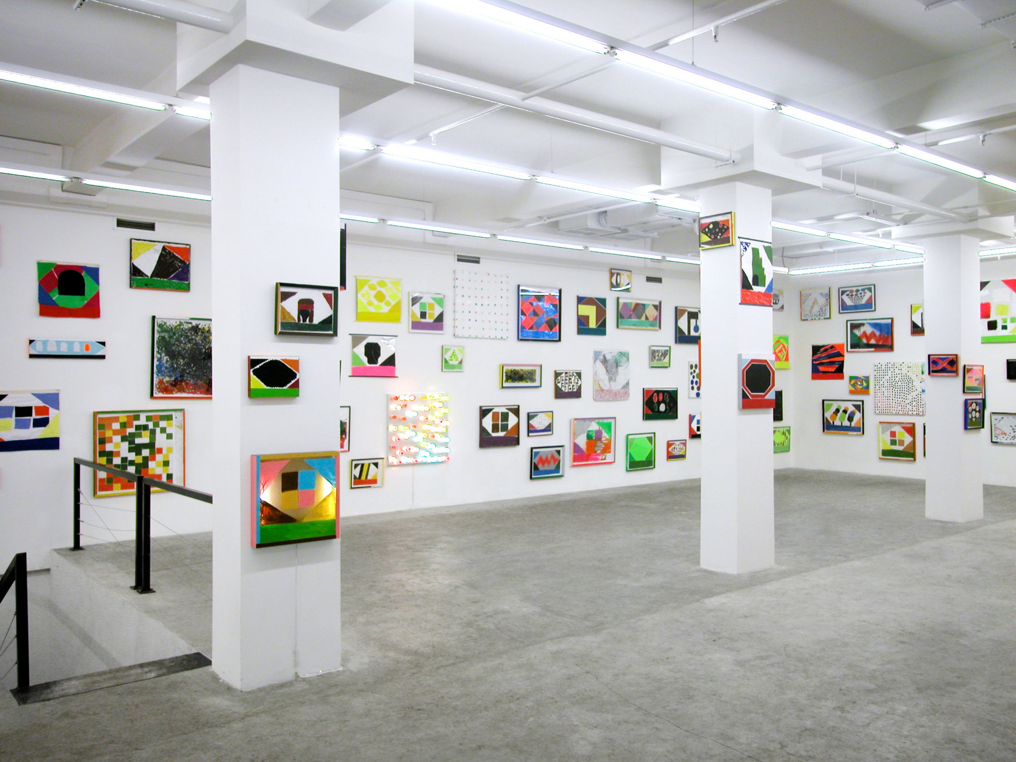 Installation view from Tal R. House of Prince at Gary Tatintsian Gallery, 3 February&ndash;10 April 2006