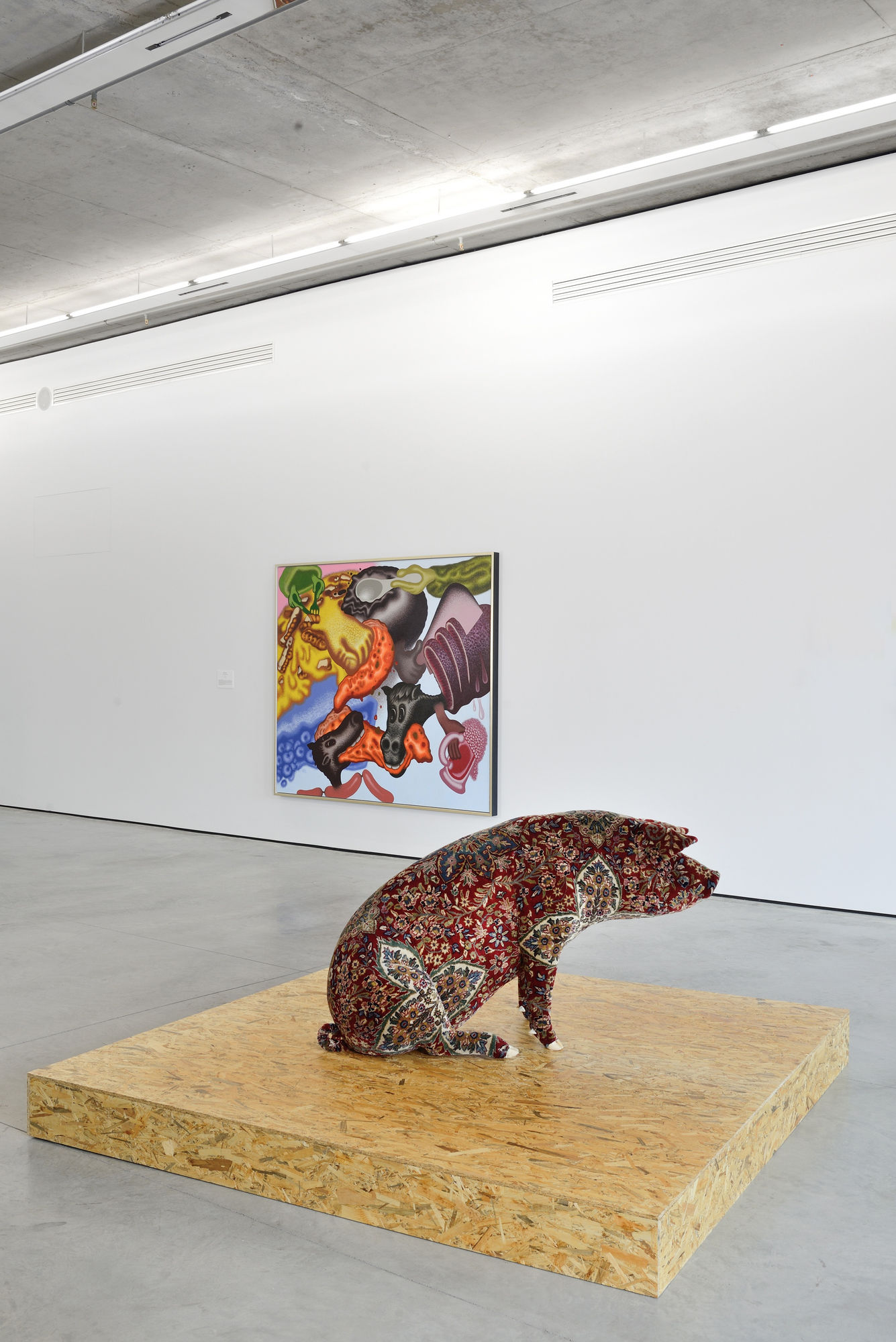 Installation view from Mutated reality at Gary Tatintsian Gallery, November 27, 2015–March 2, 2016