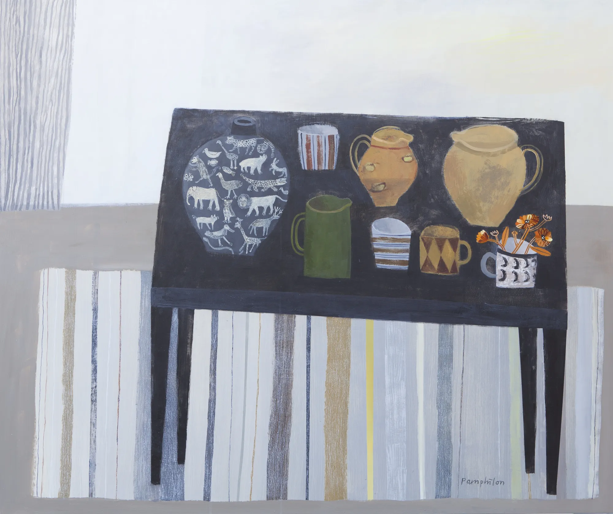 Elaine Pamphilon & Christopher Marvell: Paintings and Sculpture