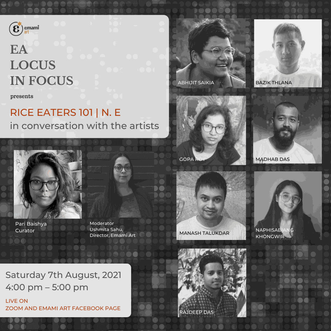 Rice Eaters in conversation with the artists Saturday 7th August, 2021