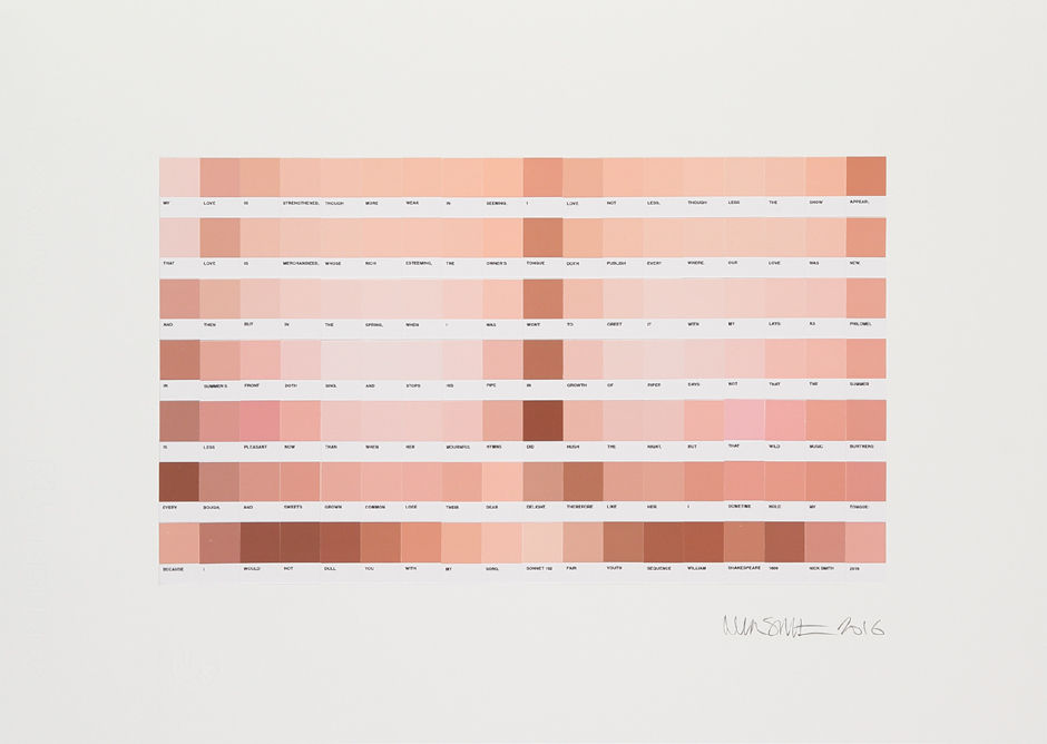 Nick Smith: Sonnet 102, Fair Youth Sequence Shakespeare, 1609