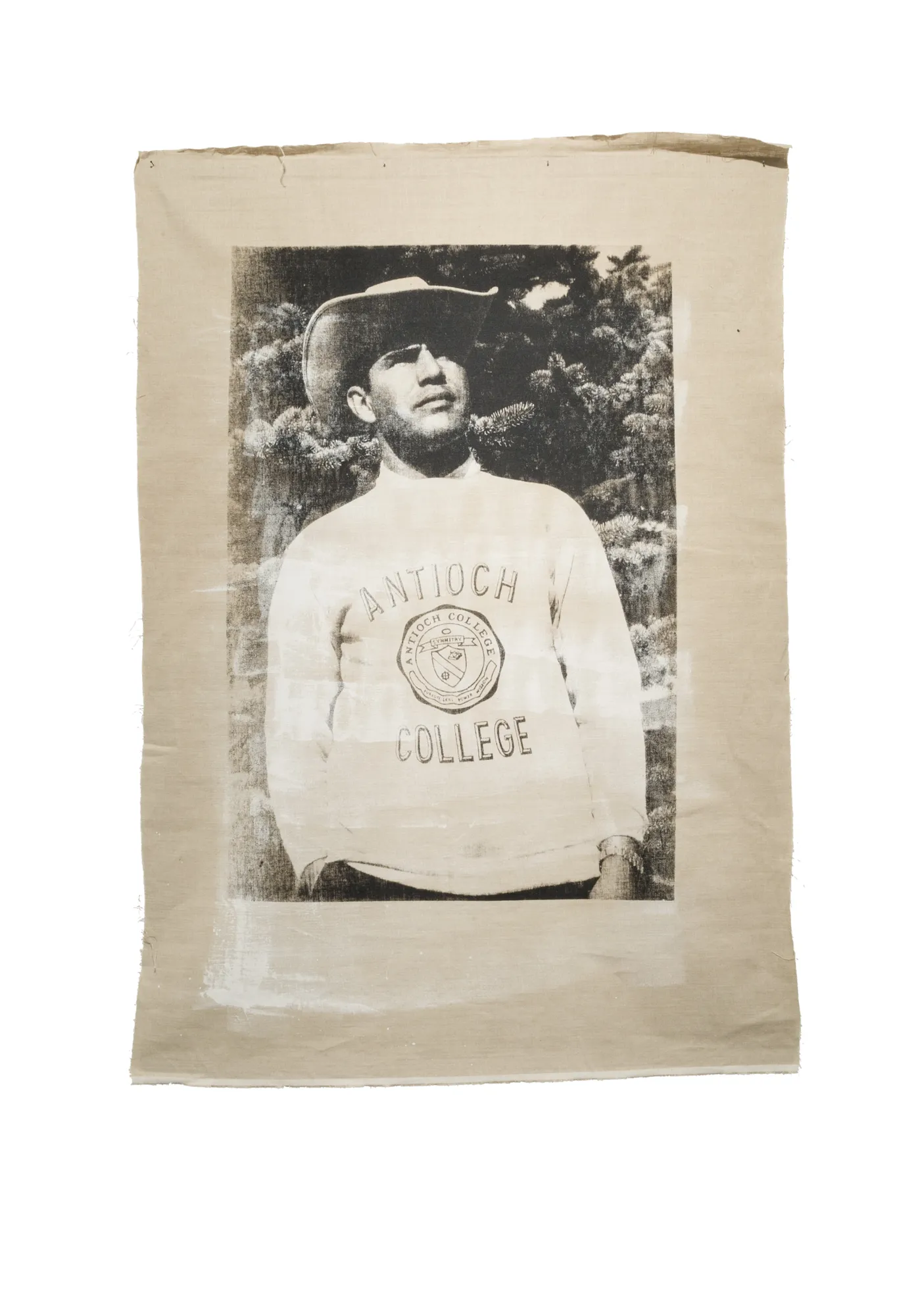 THE COW BOY | الكاوبوي 2015 Paint and Silkscreen Ink on Canvas | حبر الطلاء والحرير على قماش 110 x 160 cm