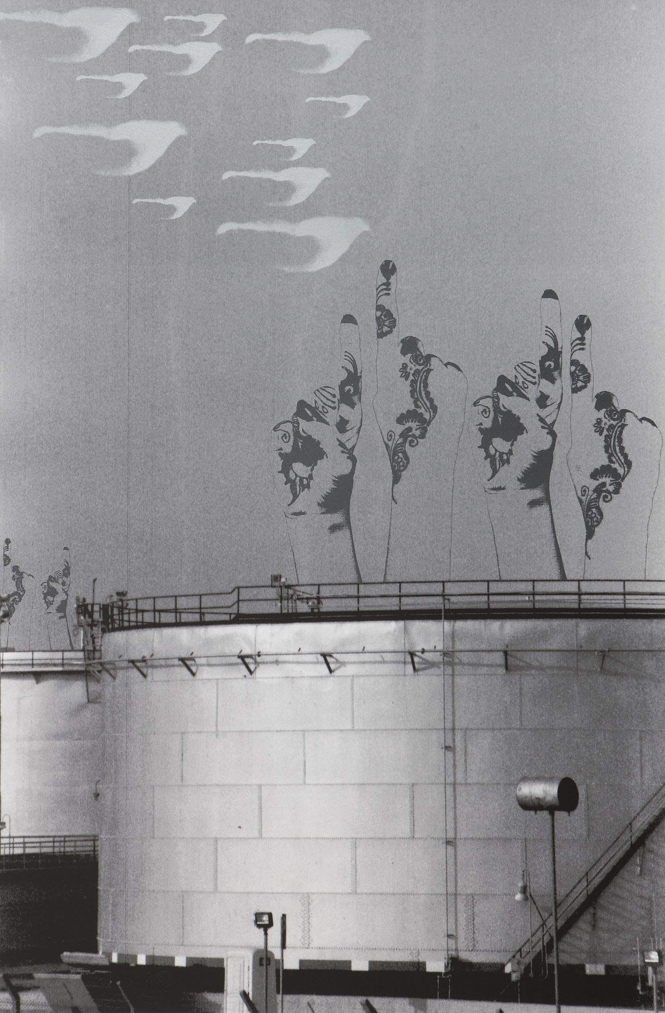 LANDSCAPE OF THE MIND VII | مشهد من طبيعة الفكر٧ 2009-2010 Archival Giclée Prints on Hahnemule paper with silk screen ink | مطبوعات GICLÉE المحفوظة على ورق HAHNEMULE بحبر شاشة حرير 152 X 101 CM Editions 5 + AP