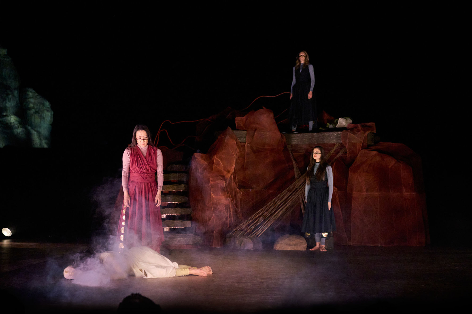 Image of the performance in AlUla